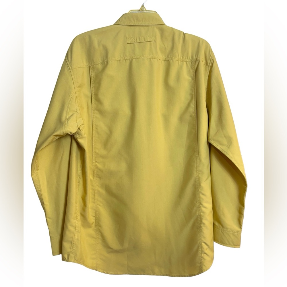 Duluth Trading Co men’s yellow long sleeve shirt. Size large. GUC - Picture 4 of 8